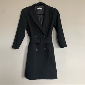 MANGO Black Blazer dress with Belt